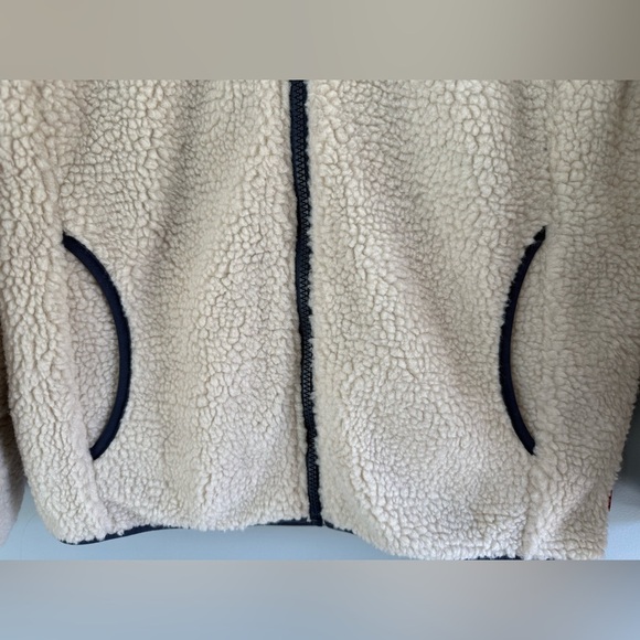 Levi’s Colorblock Sherpa Jacket Big Boys Sz L 12-13 yrs NWT full zip pockets - Picture 6 of 16